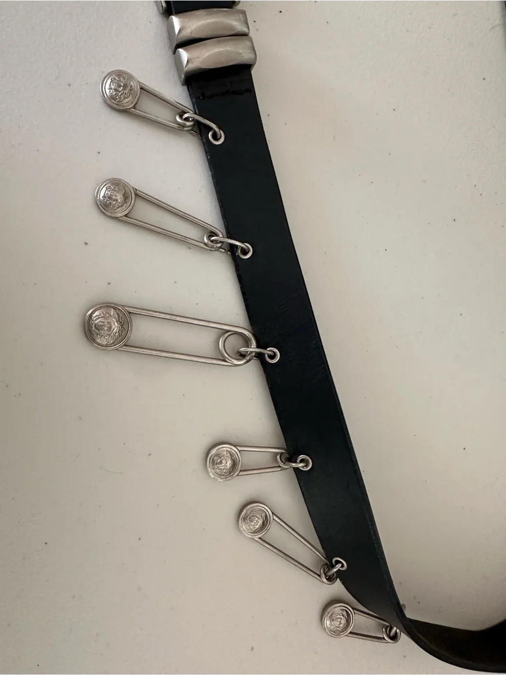 Vintage Gianni Versace Safety Pin Belt